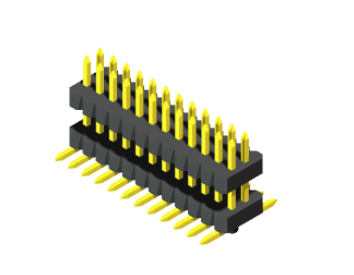 Pin Header 1mm  H=1.0，1.5mm   Stack SMT Type 